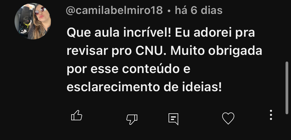 Depoimento de aluno aprovado