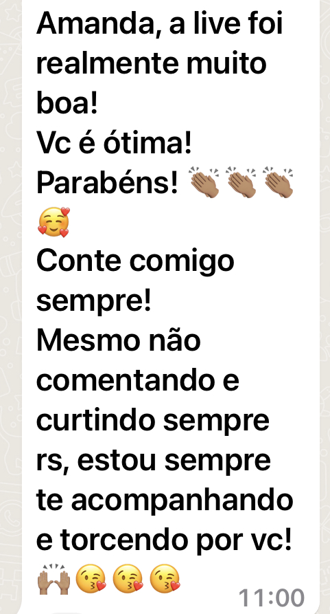 Depoimento de aluno aprovado