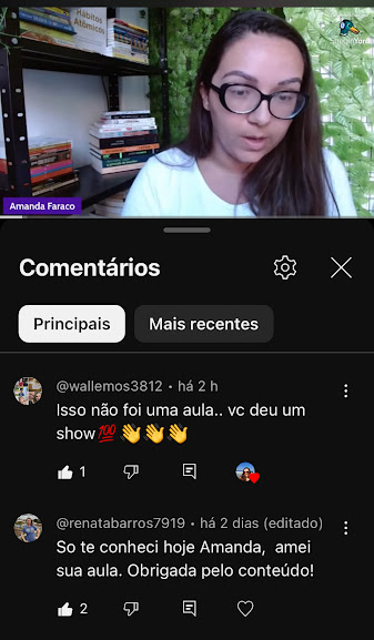 Depoimento de aluno aprovado